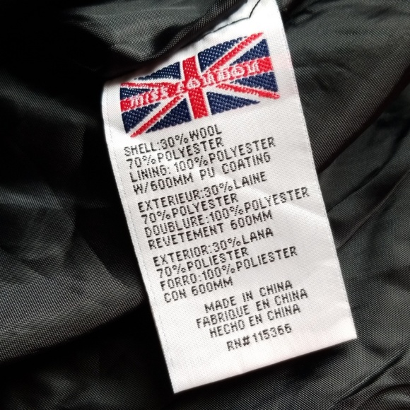 Miss London Jacket Large EUC Black Grey Pockets - Picture 8 of 8